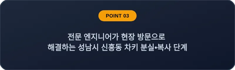 전문 엔지니어가 현장 방문으로 해결하는 성남시 신흥동 차키 분실, 스마트키 복사 단계