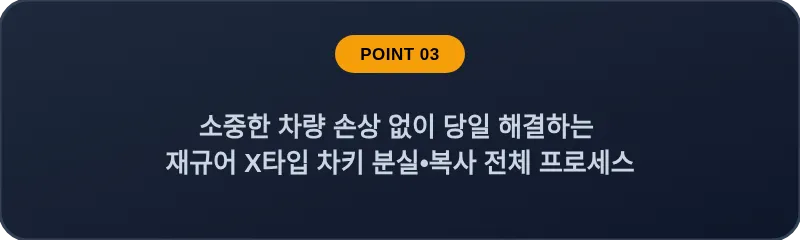 소중한 차량 손상 없이 당일 해결하는 재규어 X타입 차키 분실•복사 전체 프로세스